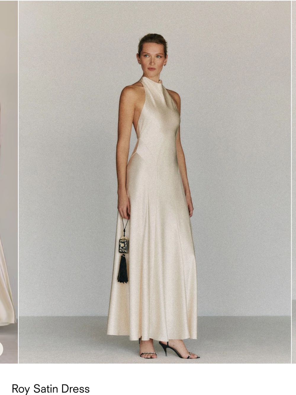 Reformation Roy Satin Dress